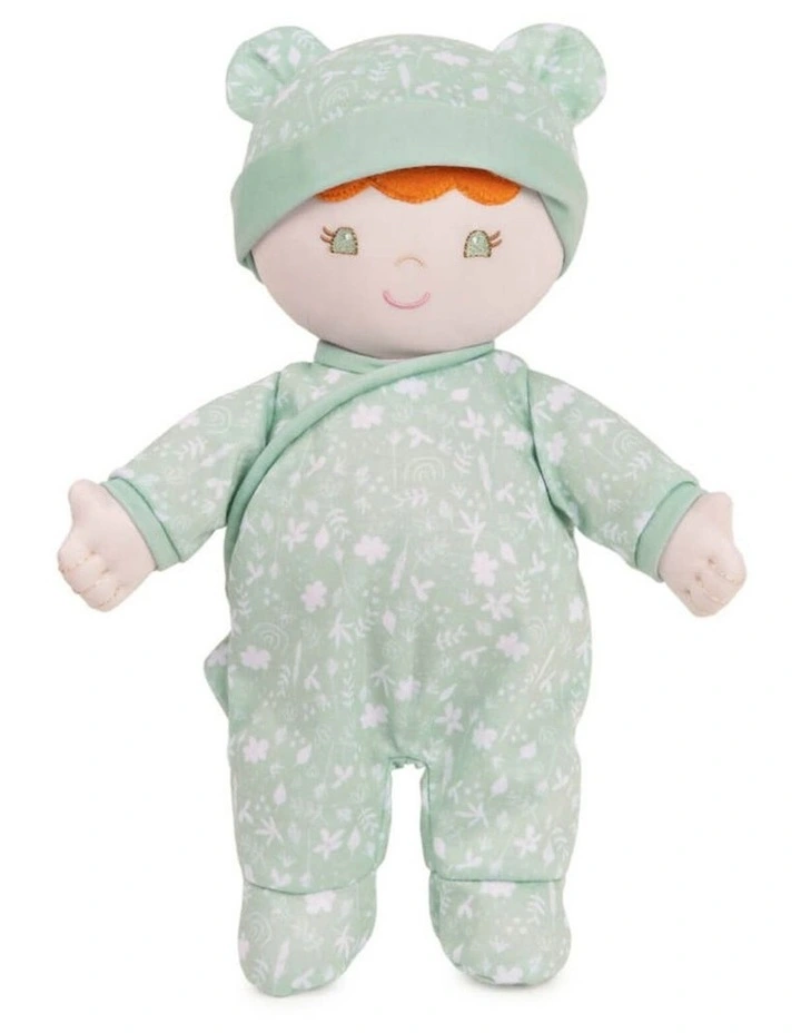 GUND Baby - Baby Doll Daphnie Green, Recycled Plush, Kids Soft Toy, Floral Pattern, 30cm H image 1