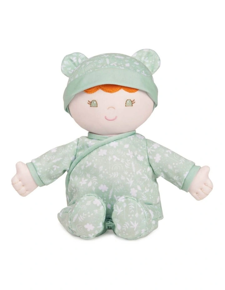 GUND Baby - Baby Doll Daphnie Green, Recycled Plush, Kids Soft Toy, Floral Pattern, 30cm H image 2