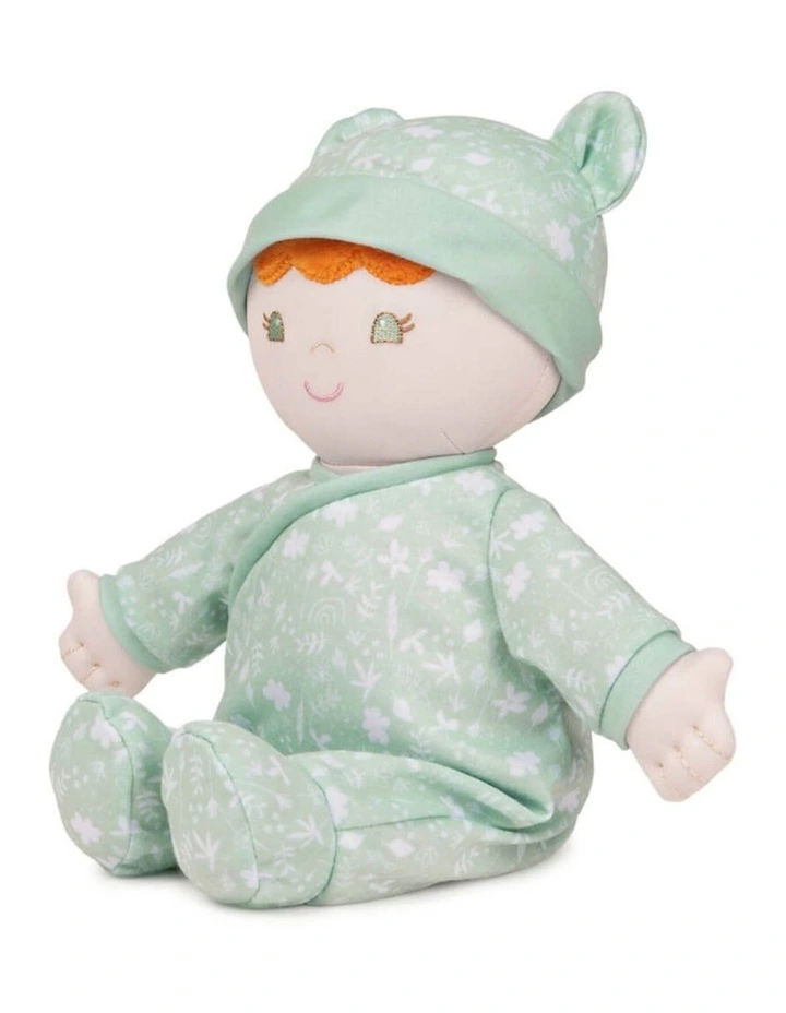 GUND Baby - Baby Doll Daphnie Green, Recycled Plush, Kids Soft Toy, Floral Pattern, 30cm H image 4