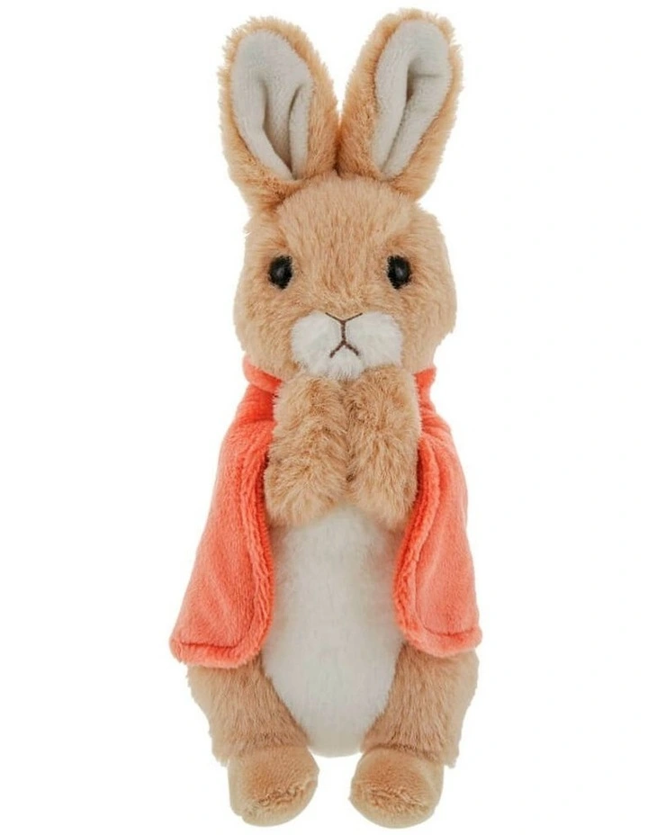 Beatrix Potter - Flopsy Red Coat Small Plush Classic Soft Toy Brown 15cm image 1