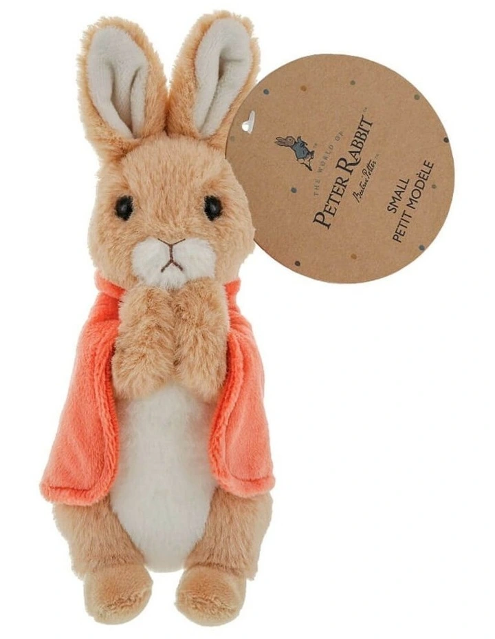 Beatrix Potter - Flopsy Red Coat Small Plush Classic Soft Toy Brown 15cm image 2