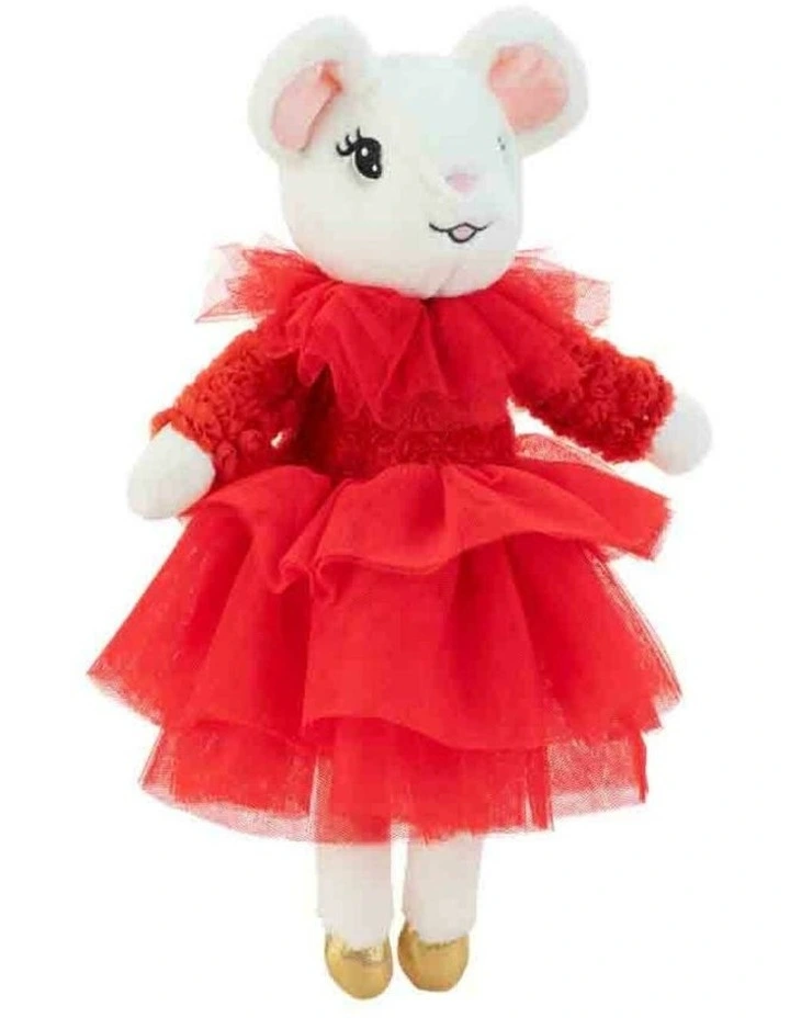 Claris the Chicest Mouse in Paris - Belle Rouge Christmas - Soft Toy - Plush 30cm image 4