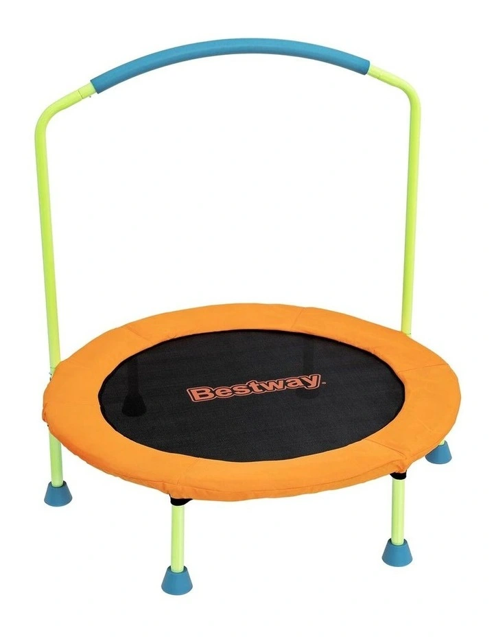 Bestway 36inch Kids Trampoline Foldable Rebounder Fitness for Ages 3 Orange image 3