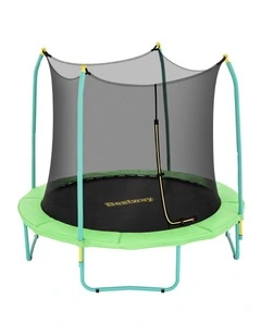 Bestway 8ft Trampoline Kids Rebounder Safety Net Enclosure Outdoor Fitness 2.44m for Ages 6 