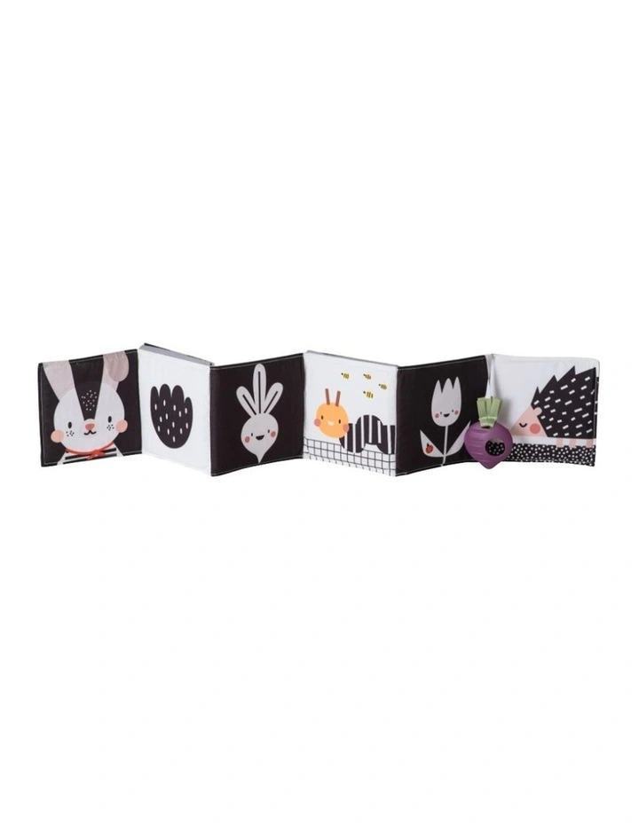 Taf Toys Urban Garden Kids Pram Book Double Sided Soft Crinkle 15cm x 85cm image 2