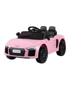 Ride On Car Licensed Audi R8 12V Electric Car for Kids Battery Pink