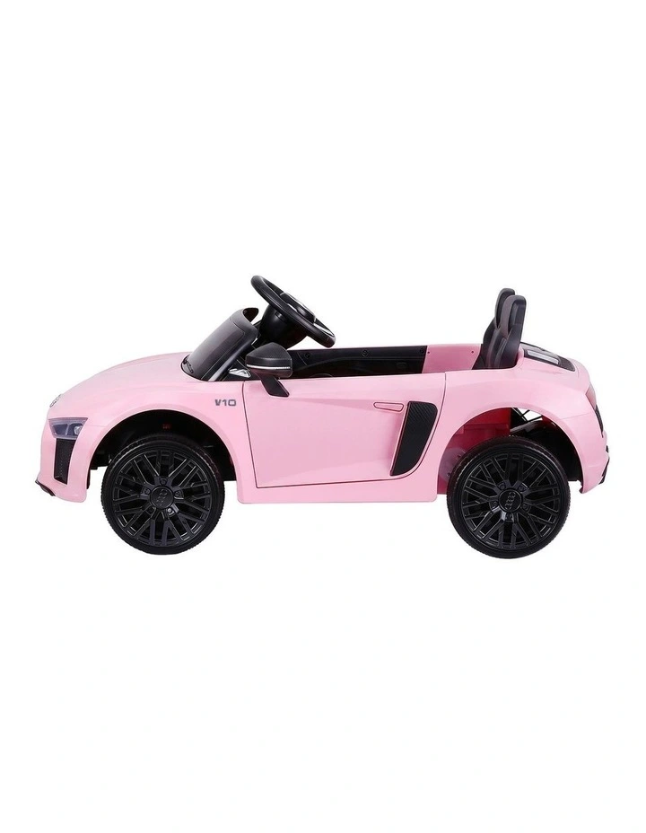 Ride On Car Licensed Audi R8 12V Electric Car for Kids Battery Pink image 3