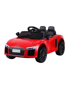 Ride On Car Licensed Audi R8 12V Electric Car for Kids Battery Red