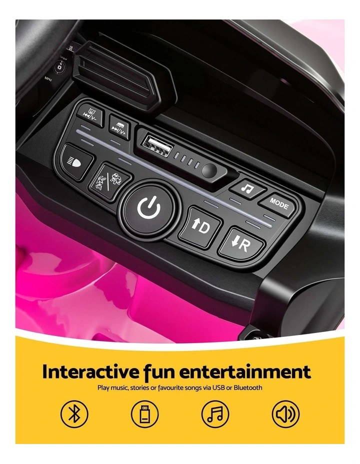 Ride On Car Licensed Audi RS3 Car for Kids 12V Remote Control Pink image 5