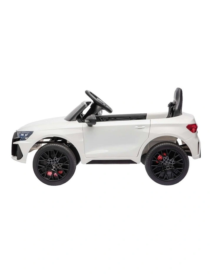 Ride On Car Licensed Audi RS3 Car for Kids 12V Remote Control White image 3