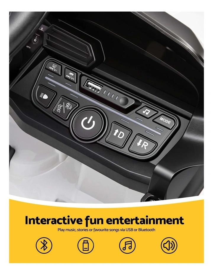 Ride On Car Licensed Audi RS3 Car for Kids 12V Remote Control White image 5