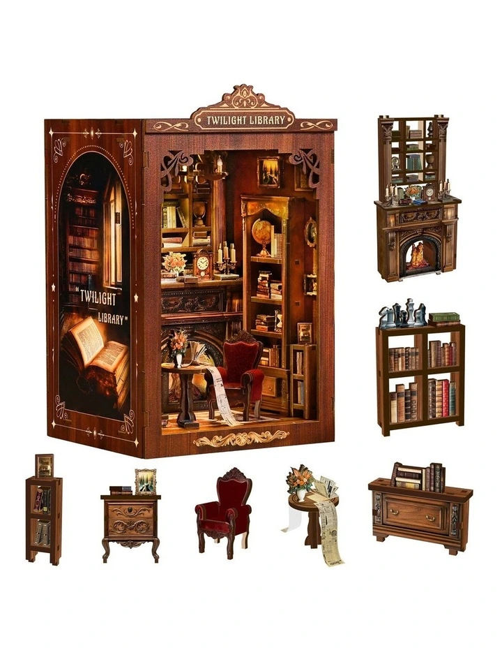 Bo Peep Book Nook Kit For Adults Miniature Bookstore Model image 6
