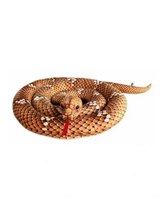 Brown Python Plush Toy 300cm Long Soft Stuffed Snake Decorative Animal Toy