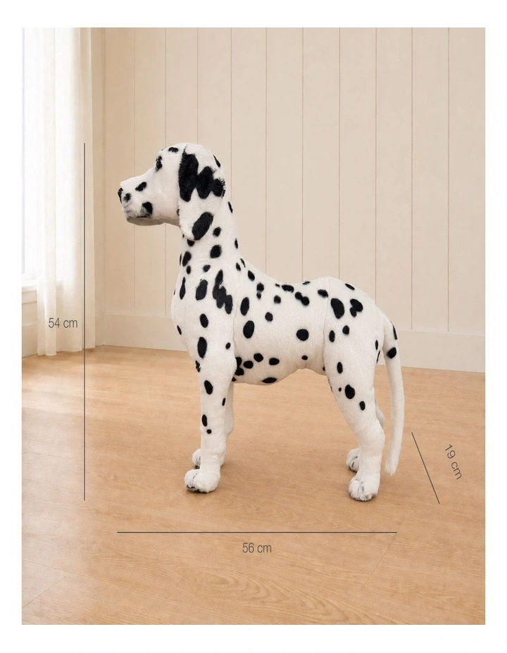 Standing Dalmatian Plush Toy 56cm Soft Stuffed Dog Decorative Animal Toy image 3
