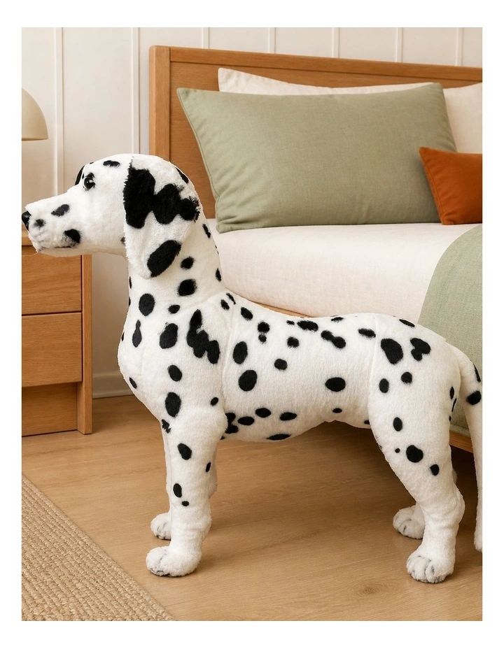 Standing Dalmatian Plush Toy 56cm Soft Stuffed Dog Decorative Animal Toy image 4