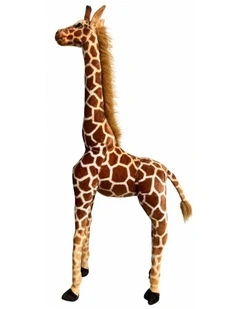 Standing Giraffe Plush Toy 119cm Soft Stuffed Animal Decorative Toy