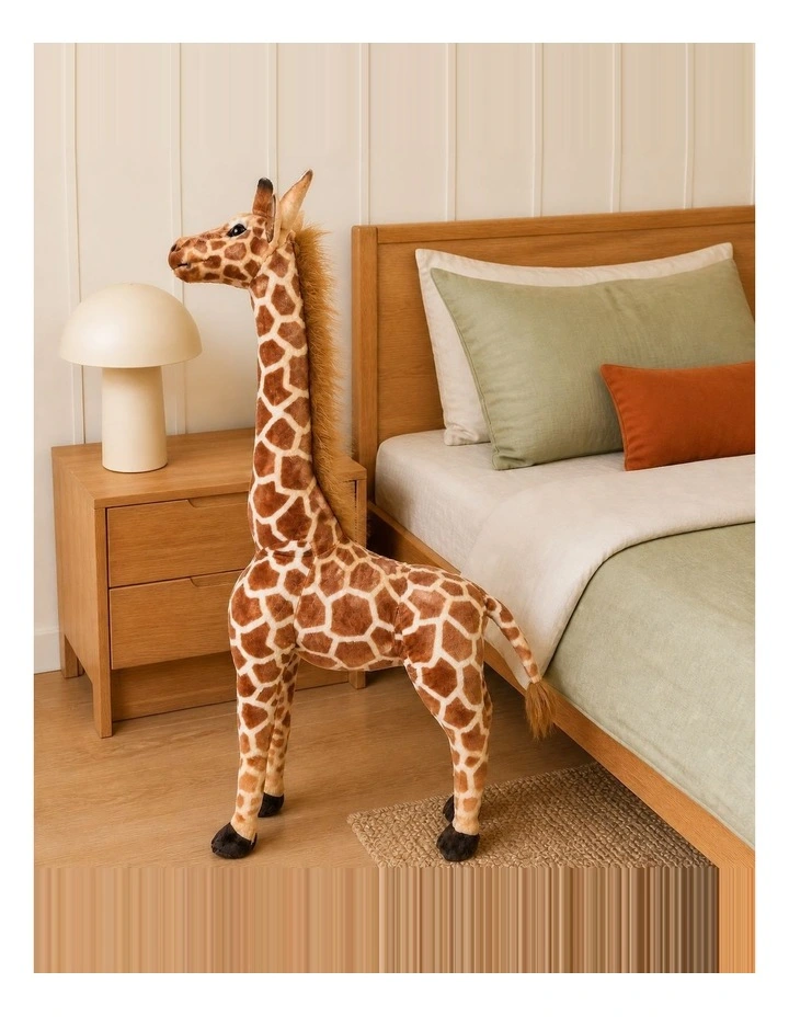 Standing Giraffe Plush Toy 119cm Soft Stuffed Animal Decorative Toy image 3