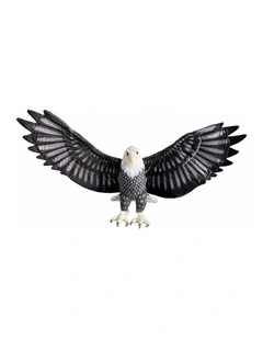 Flying Gray Eagle Plush Toy 146cm Soft Stuffed Bird Decorative Animal Toy