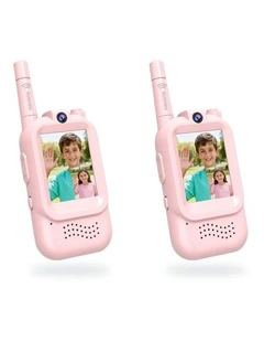 Kids Video Walkie-Talkie with Rechargeable Battery  Pink