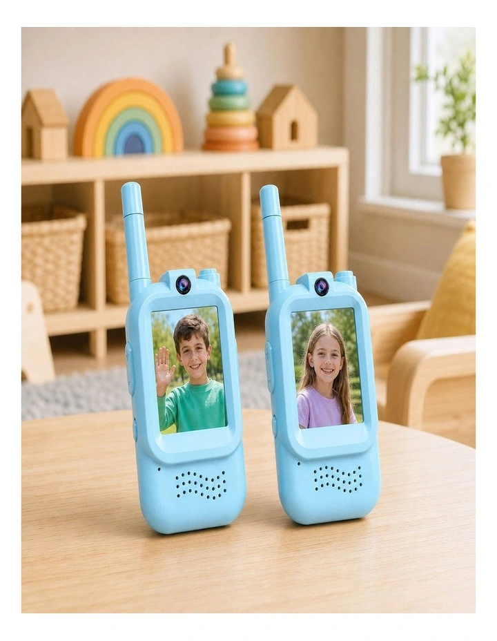Kids Video Walkie-Talkie with Rechargeable Battery - Blue image 6
