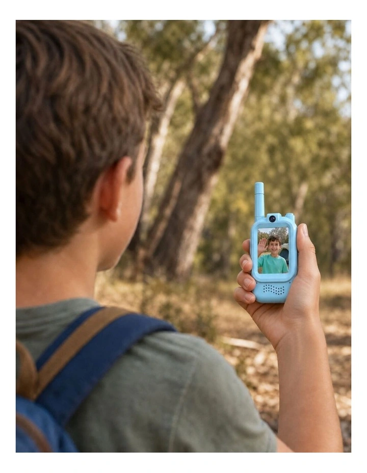 Kids Video Walkie-Talkie with Rechargeable Battery - Blue image 7