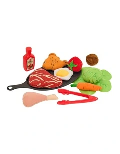 11pc Annabel Trends Fabric Play Kit Kids Toy Pretend Barbeque 3y 