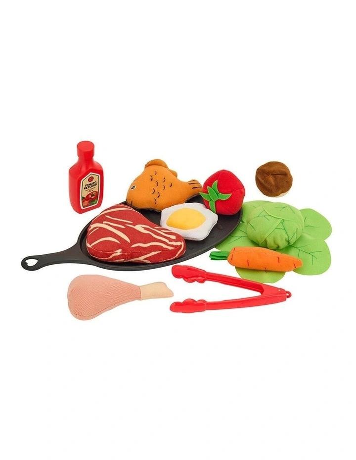 11pc Annabel Trends Fabric Play Kit Kids Toy Pretend Barbeque 3y image 1