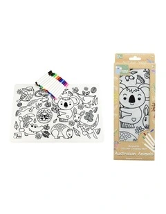 Koala Dream Reusable Silicone Drawing Mat Australian Animals Kids 3y 