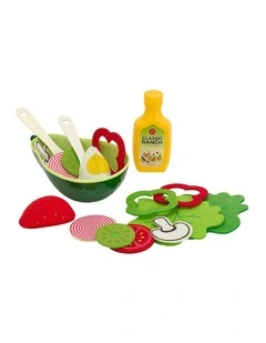 22pc Annabel Trends Fabric Play Kit Kids Toy Pretend Salad Bowl 3y 