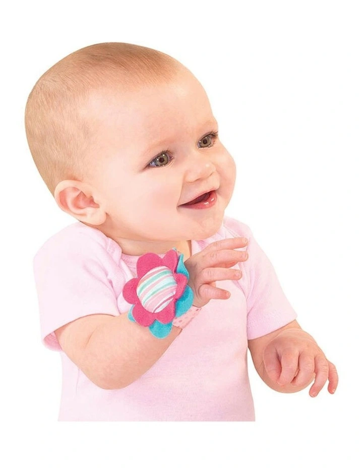 Bright Starts Rattle Me Bracelets With Crinkle Sounds For Baby 0m image 3