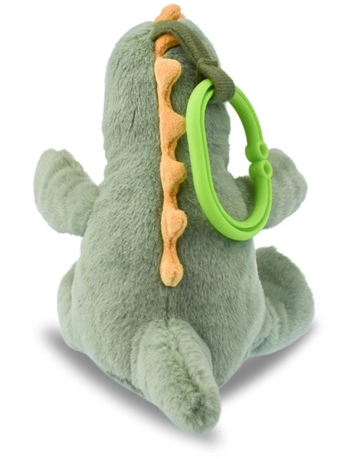 Koala Dream Snuggle Buddy Minty Dinosaur Jiggler Green With Squeaker Teether 0M  image 4