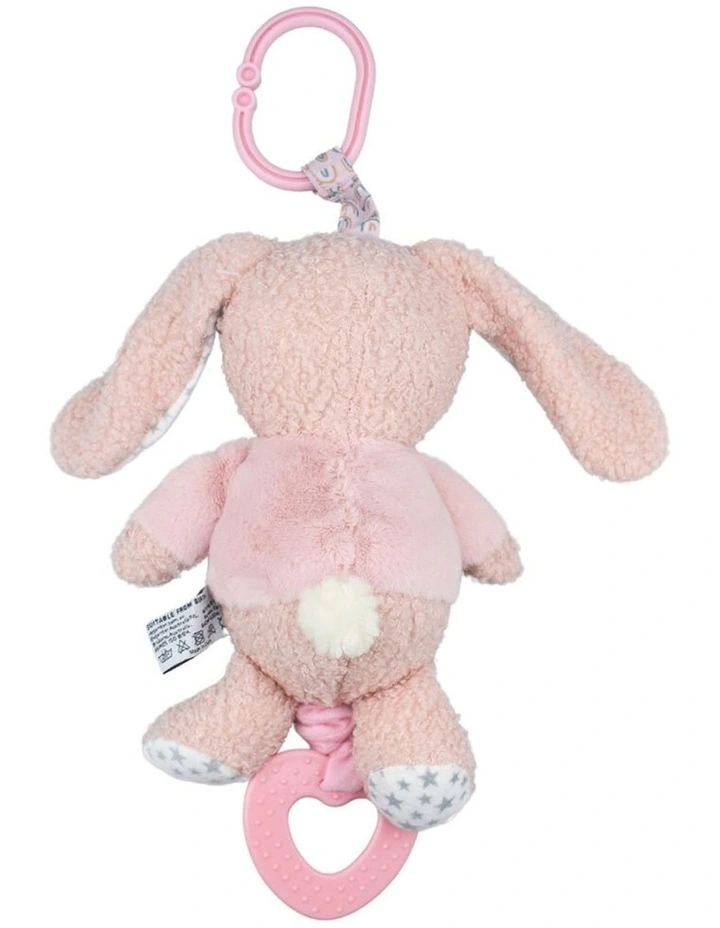 Koala Dream Snuggle Buddy Berry Bunny Jiggler Baby Toy Pink 0 image 3