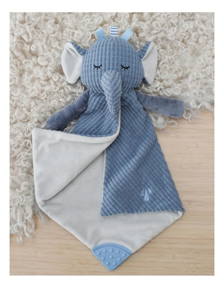 Koala Dream Snuggle Buddy Trunks Elephant Blanket Kids Blue 0M  image 4