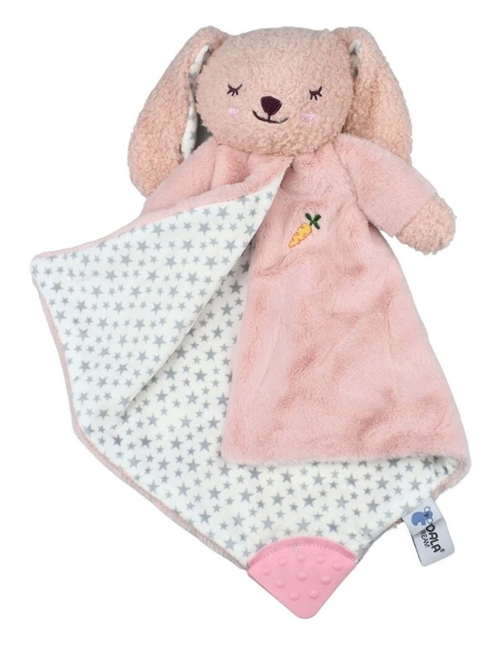 Koala Dream Snuggle Buddy Berry Bunny Baby Blanket Soft Plush Pink 0 image 2