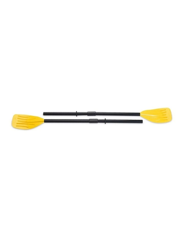 Intex 48 Inch French Oars Deluxe Aluminium Paddle Pair With Retainer Ring image 1