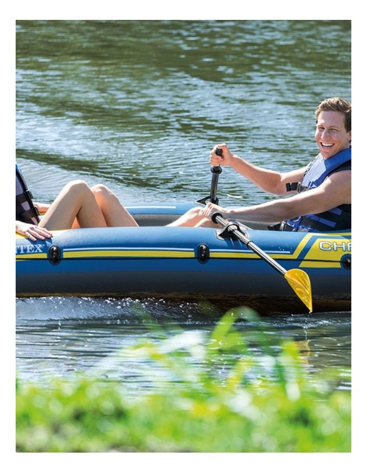 Intex 48 Inch French Oars Deluxe Aluminium Paddle Pair With Retainer Ring image 2