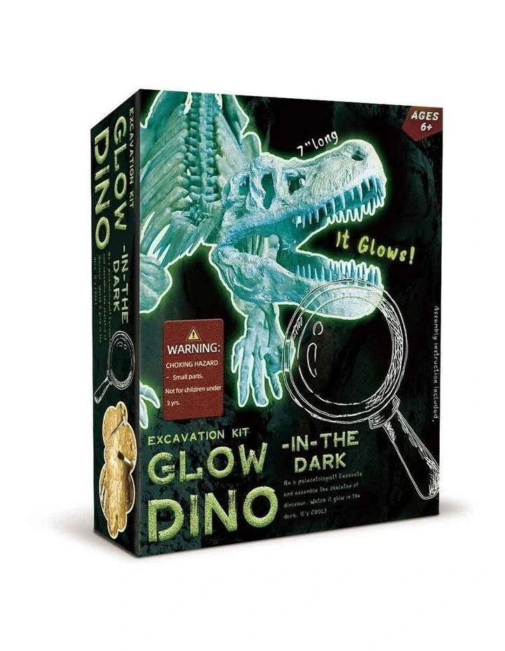 Kaper Kidz Glow In The Dark Tyrannosaurus Excavation Kit Dinosaur Toy 6y image 1