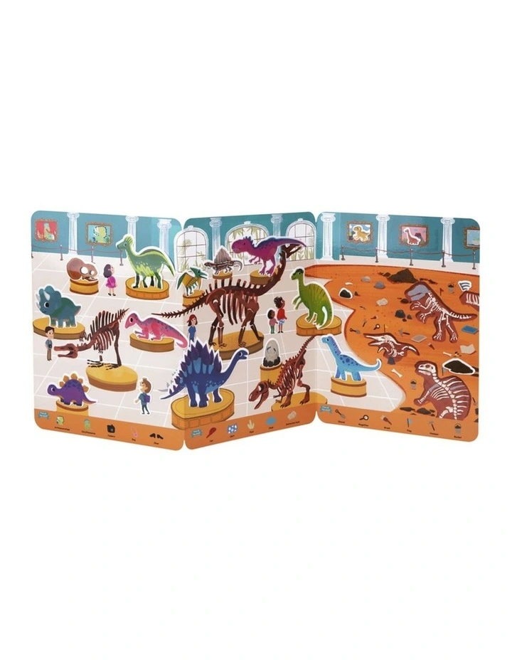 Tooky Toy Silicone Sticker Kids Activity Book Dinosaur Museum 19pcs 3 image 4