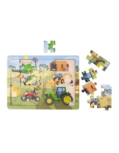 24pc Koala Dream Aussie Farm Vehicles Jigsaw Puzzle Kids Toy 18m 