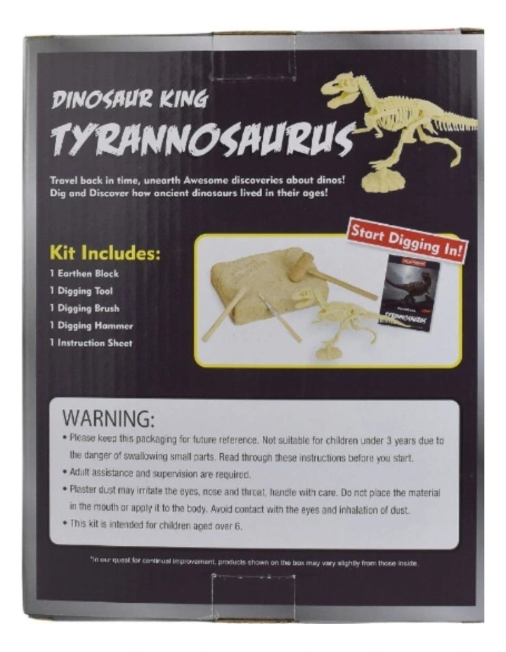 Kaper Kidz Dig Discover Tyrannosaurus Rex Excavation Kit Kids 6y  Science image 3