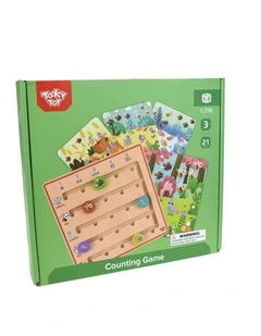 21pc Tooky Toy Wooden Counting Game Educational Fun Kids Toy 3 