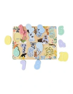 Koala Dream Bush Buddies Numbers Chunky Wooden Puzzle Educational 18m 
