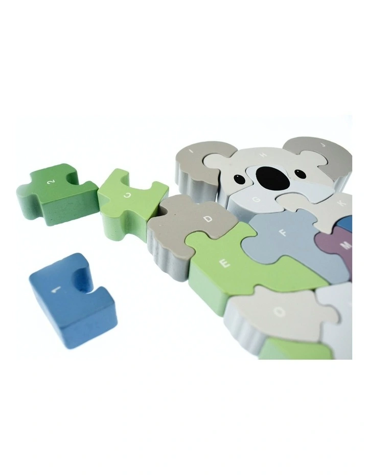 Kaper Kidz Koala A-Z Chunky Kids Jigsaw Puzzle Wooden Toy 3 image 4