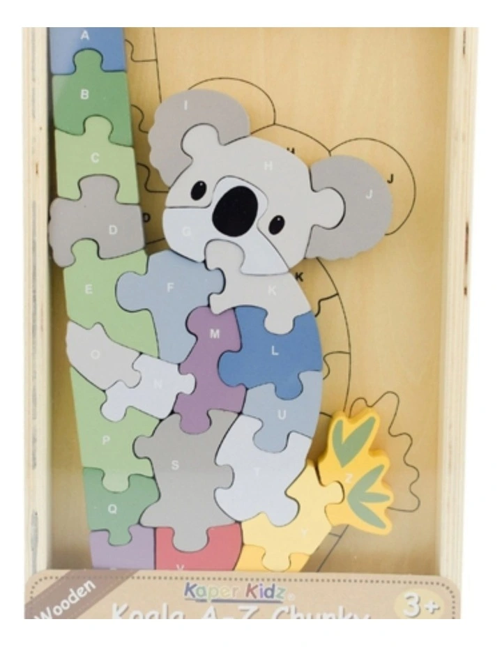 Kaper Kidz Koala A-Z Chunky Kids Jigsaw Puzzle Wooden Toy 3 image 5