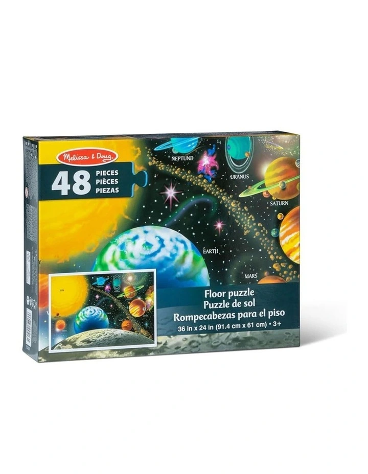 48pc Melissa & Doug Solar System Floor Puzzle Extra-Thick Pieces Kids 3y image 1