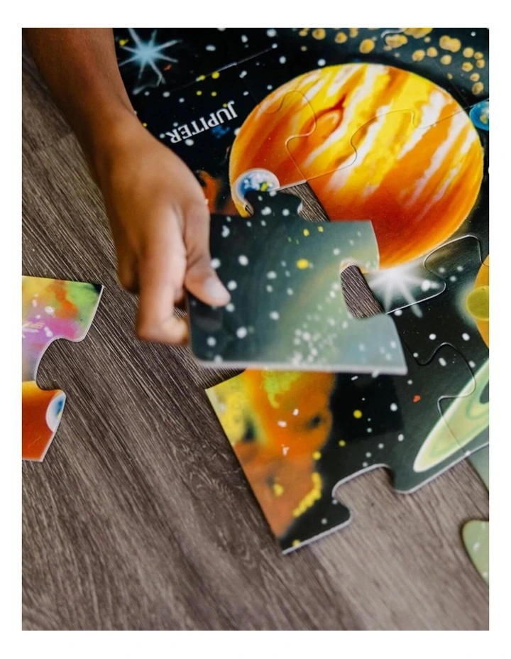 48pc Melissa & Doug Solar System Floor Puzzle Extra-Thick Pieces Kids 3y image 2