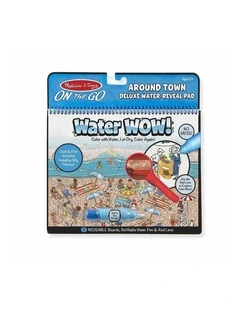 Melissa & Doug On The Go Water WOW! Around Town Deluxe Kids Toy 5y 