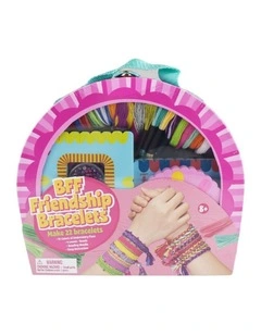 Kaper Kidz Friends 4 Ever Bracelet Making Yarn Kit Pink 8 Years Plus