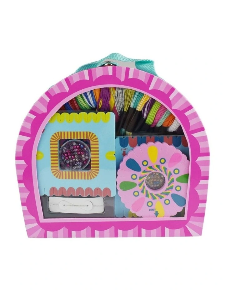 Kaper Kidz Friends 4 Ever Bracelet Making Yarn Kit Pink 8 Years Plus image 3