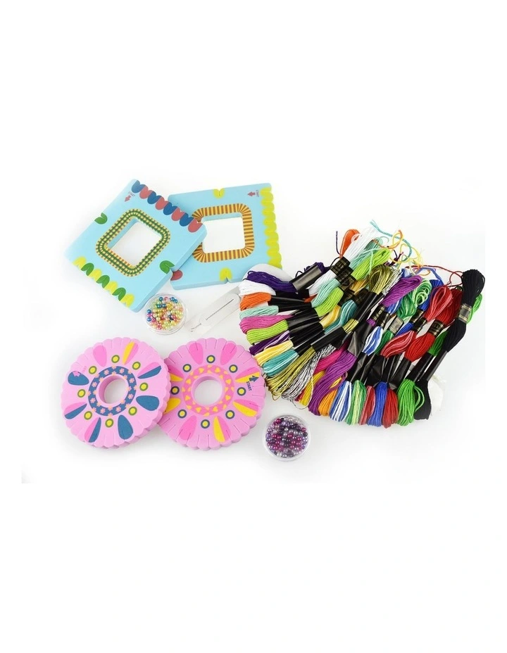 Kaper Kidz Friends 4 Ever Bracelet Making Yarn Kit Pink 8 Years Plus image 5